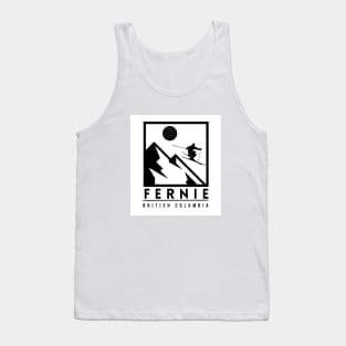 Fernie British Columbia Canada ski Tank Top